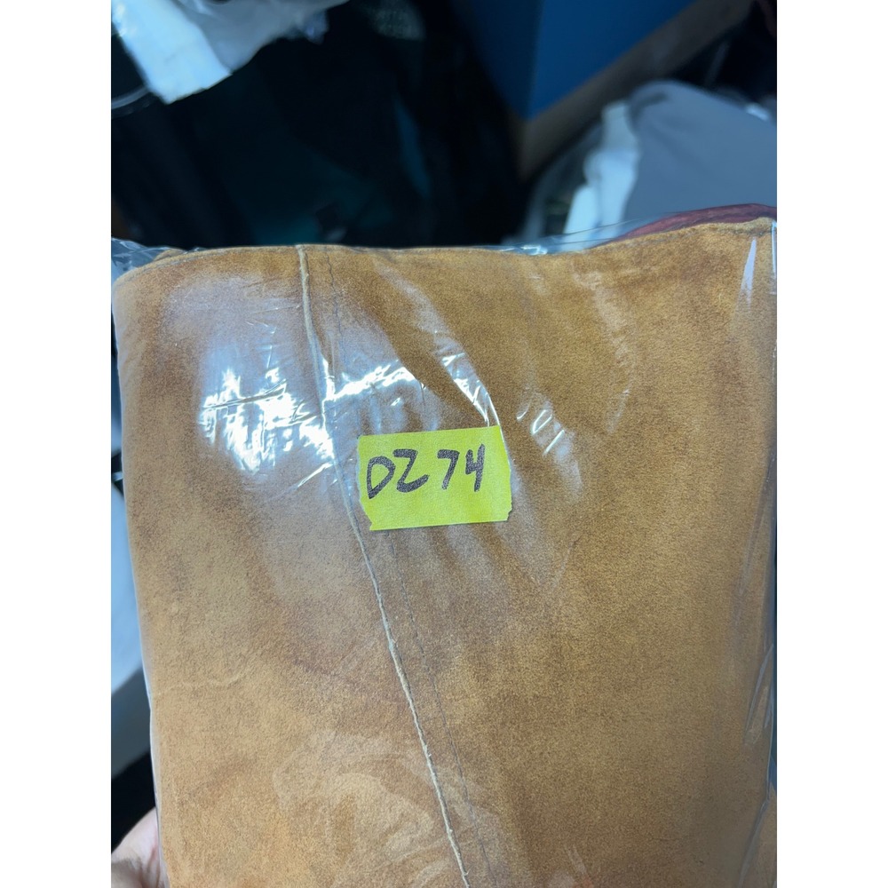 Vintage Sears The Leather Shop Suede Leather Western Vest Brown Mens 44 Reg - Picture 6 of 6